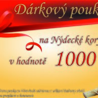 Dárkový poukaz v hodnotě 1 000 Kč