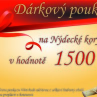 Dárkový poukaz v hodnotě 1 500 Kč