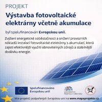 Fotovoltaická elektrárna včetně akumulace