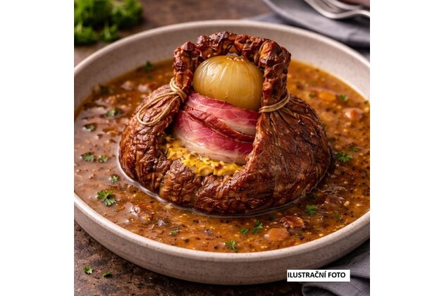 Rojberka ve formě měšce